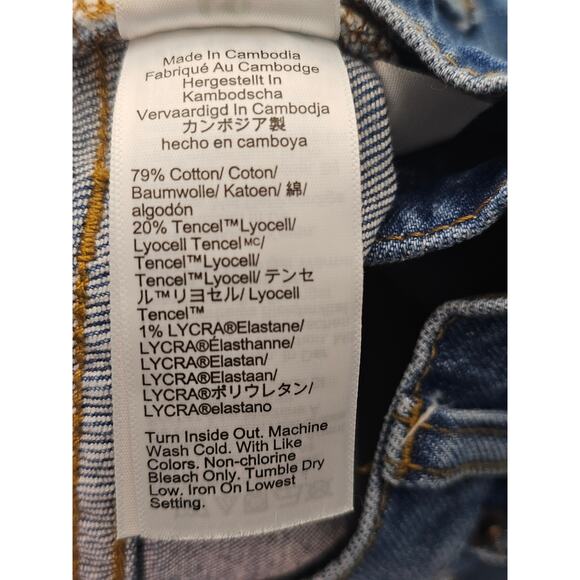 J.Crew 9" High-Rise Skinny All Day Stretch Jeans Size 28 BA787 Blue - Picture 7 of 9